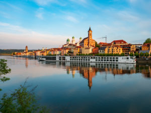Old town with Danube, Passau, Bavaria, Germany Old town with Danube, Passau, Bavaria, Germany